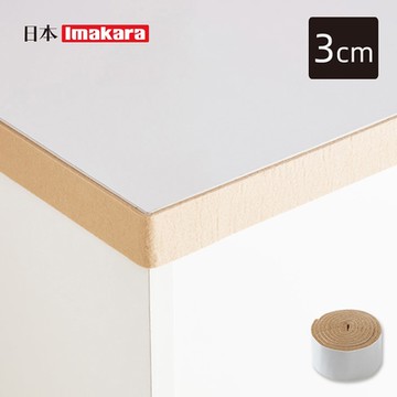 日本Imakara 減震消音毛氈靜音貼/地板防刮墊(寬3cm×1m)-S-3入