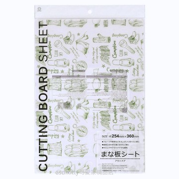 asdfkitty*小久保工業所 薄型切菜板/砧板-切麵包.水果.黏土工作墊.露營攜帶-日本正版商品