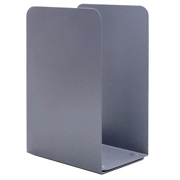 純色金屬L型書架 2個  13.5 x 10 x 20cm  灰色  1組