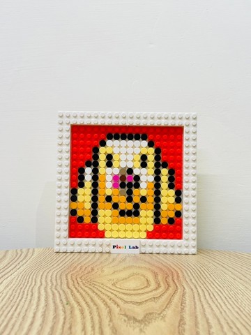 【拼圖 禮物】寵物系列 16X16 DIY套裝-黃金獵犬