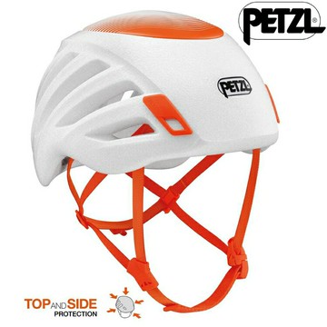 Petzl SIROCCO 輕量岩盔/攀岩頭盔/登山頭盔 A073DA 白橘 A073DA01