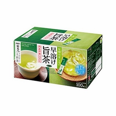 味の素AGF 新茶人 早溶け旨茶 宇治抹茶入り上煎茶スティック 0.8g×100P