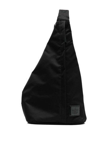 Makavelic - logo-appliqué belt bag - unisex - Nylon/Calf Leather - One Size - Black