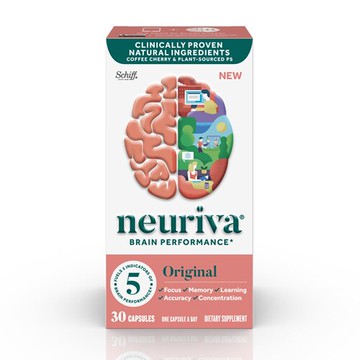 Neuriva Capsules Brain Performance Supplement Coffee Fruit Extract 30 Capsules