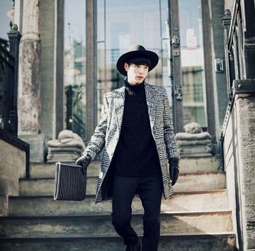 【JP.美日韓】 韓國 長板大衣 秋冬 大衣 外套 男 雅典時裝