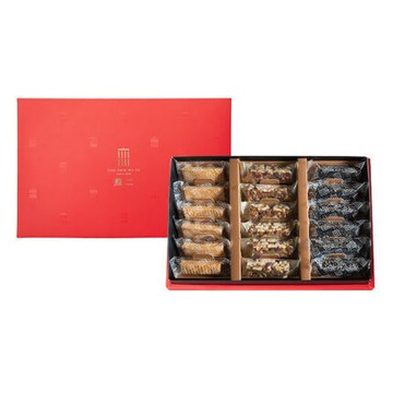 世界級養生點心【無二】 點心三部曲禮盒(紅) 210±3% 養生點心 年節送禮 長輩 長官 朋友家人 伴手禮 經典熱銷 禮品推薦 健康飲食