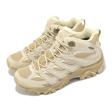 [ACS] Merrell 登山鞋 Moab 3 Mid WP 男鞋 米白 卡其 防潑水 中筒 黃金大底 山系 戶外鞋 ML038193