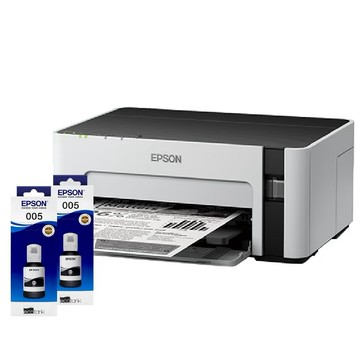 EPSON M1120 黑白高速Wifi連續供墨印表機+加購原廠墨水2組 官網登錄 延長3年保固