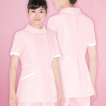 多色拉鏈納米抗菌護士護理員短袖上衣醫美診所制服NW6219