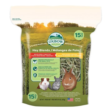 OXBOW 【2入組】美國 -提摩西初割牧草&果園草 2 in 1雙重口感牧草 15oz (1OXR20038)