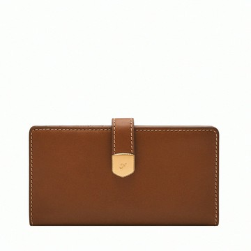 送禮首選★FOSSIL Logan 真皮卡片零錢包SL10036200【美國時尚品牌】FOSSIL Lennox 真皮金釦長夾-黑色 SL10036001 附防塵袋+提袋【全館滿額折價★FOSSIL全系列包夾送美妝蛋】