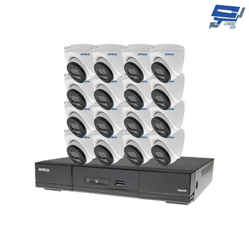 昌運監視器 avtech陞泰組合 dgh2114bx-u1主機+dgm5203svt攝影機*16