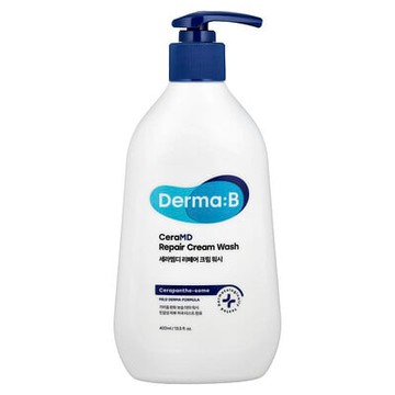 Derma:B, CeraMD 修護洗面乳，13.5 液量盎司（400 毫升）
