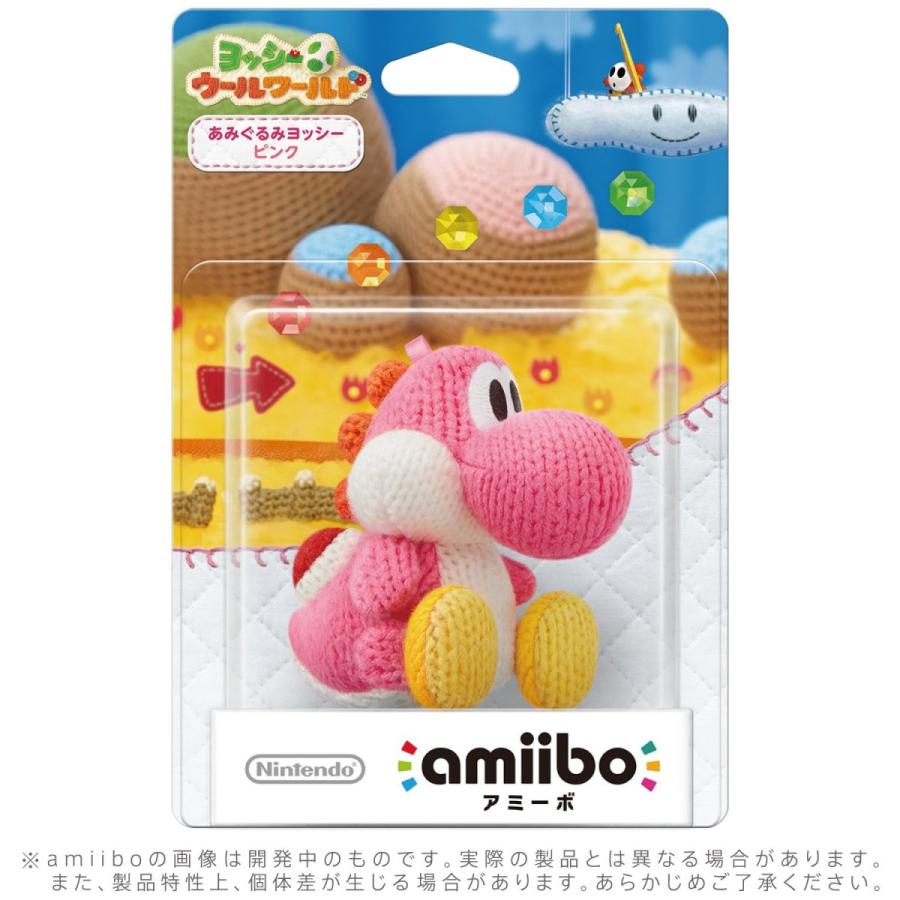 amiibo あみぐるみヨッシー ピンク(ヨッシー ウールワールドシリーズ)