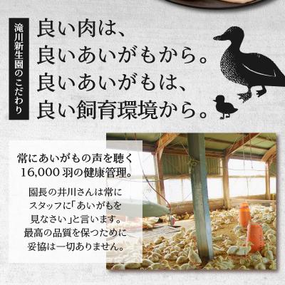 ふるさと納税 滝川市 滝川新生園の合鴨(あいがも)鍋セット