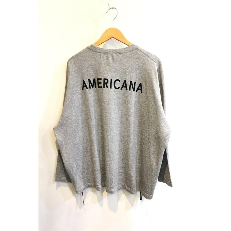二子玉) アメリカーナ AMERICANA サイドジッププルオーバー スウェット  