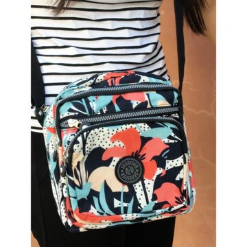 2023新款百搭時尚帆布包單肩包尼龍防水小方包女牛津布輕便斜挎包