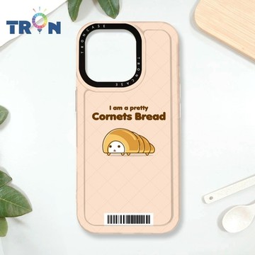 TRON IPHONE 16 PRO 螺旋捲麵包君小情緒系列 防摔 MAGSAFE 磁吸 太空載具殼 透白 手機殼