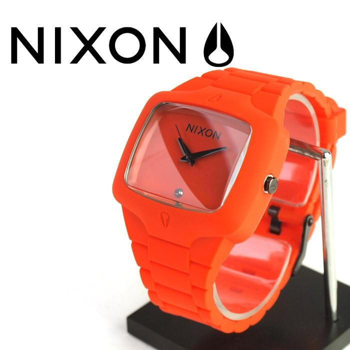 ニクソン NIXON 腕時計 RUBBER プレーヤー オレンジ メンズ ニクソン 