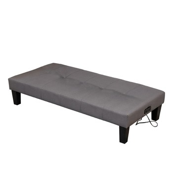 【UHO】極簡風格多用途沙發床/懶人床(有電源插座、無抱枕)83灰