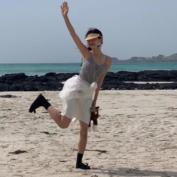 韓國urbanic30吊帶小背心夏季上衣外穿百搭fever針織吊帶背心內搭