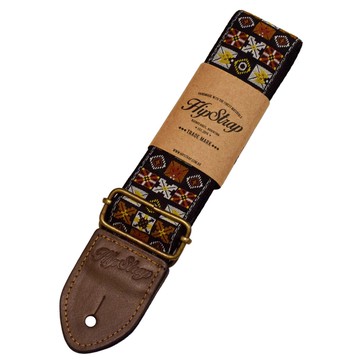 HipStrap Originals Vintage Jacquard 系列 復古緹花 吉他背帶 Woodstock Brown