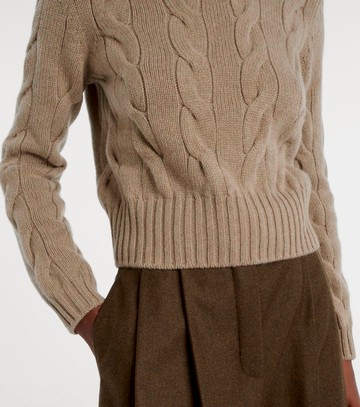 Loro Piana Napier cable-knit cashmere sweater