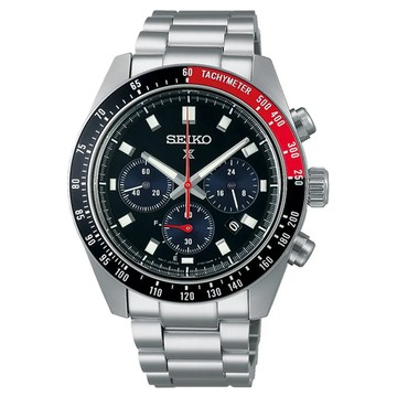 SEIKO Prospex SpeedTimer 太陽能計時腕錶-黑紅41.4mm SSC915P1/V192-0AH0D_SK028 送禮 禮物 推薦