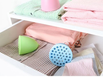 e.city-蓮藕型可掛可重覆用竹炭防潮去味包