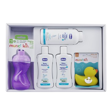 chicco 寶貝嬰兒植萃歡樂沐浴全效質感禮盒