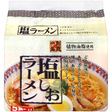 朝日創意一品5入鹽味包麵445g