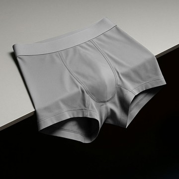 [iONNO] 莫代爾無痕平口褲-淺灰