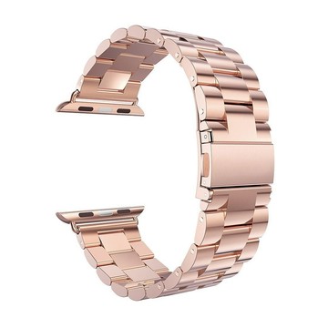 AHOYE 38/40mm Apple Watch 不鏽鋼金屬錶帶 玫瑰金