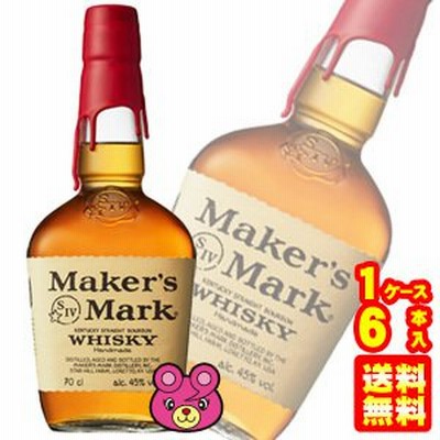 メーカーズマーク 700ml×6本入 ウイスキー ／お酒
