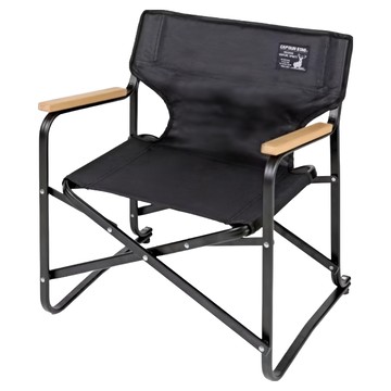 CAPTAIN STAG 鹿牌 鹿導演椅  黑色  1個