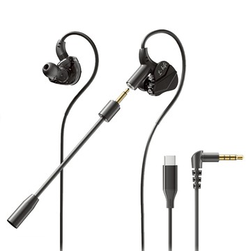 DTAudio 耳掛式電競耳機 Type-C  黑色  單一型號