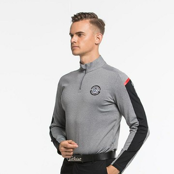 【好品質】高爾夫球衣 運動上衣男 韓版男裝 高爾夫長袖t恤秋冬新速乾運動球衣GOLF半拉鍊休閒上衣男女情侶款 韓版男裝