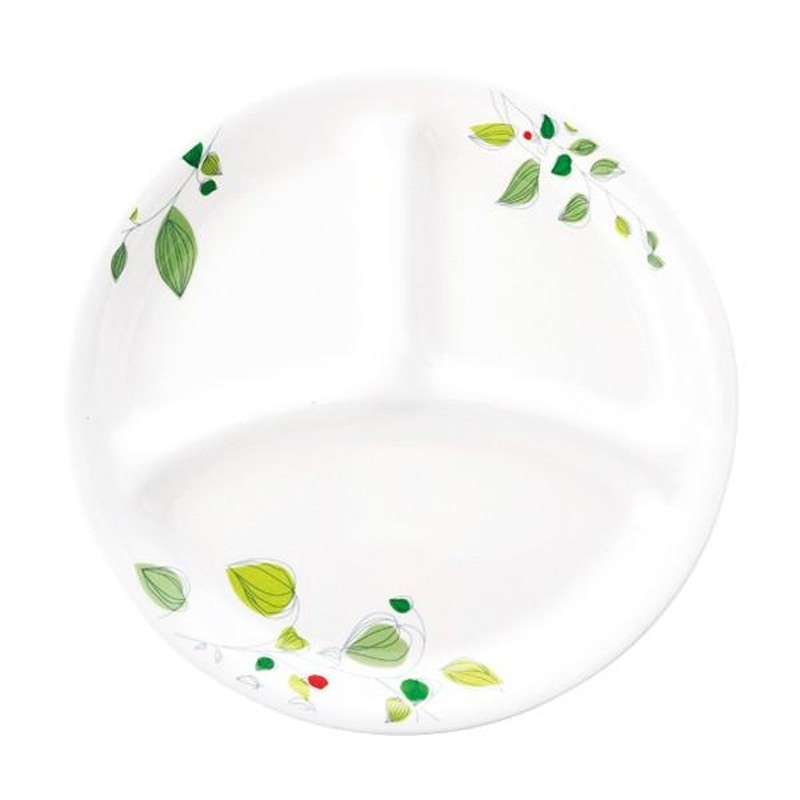 ランチプレート 26cm コレール CORELLE 白 食器 皿 グリーンブリーズ 同柄5枚セット （ 食洗機対応 ホワイト 電子レンジ対応 お皿  オーブン対応 白い ） | LINEショッピング