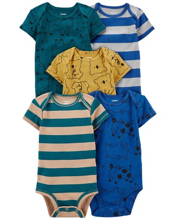 Baby 5-Pack Short-Sleeve Bodysuits