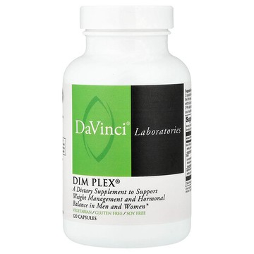 DaVinci Laboratories, DIM Plex，120 粒膠囊