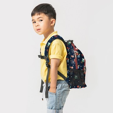 HUGGER - 幼童背包(麻吉貓 聯名花色)-輕量減壓幼兒園書包/休閒後揹包 (3-7Y -B5尺寸)