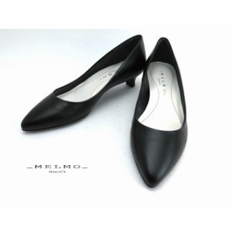 格安SALEスタート格安SALEスタートMELMO メルモ パンプス 黒 24.5cm 2E 