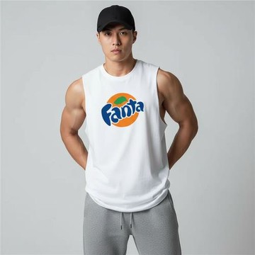 MCPW 夏季背心男無袖T恤休閑坎肩圓領馬甲運動健身衣服230311A