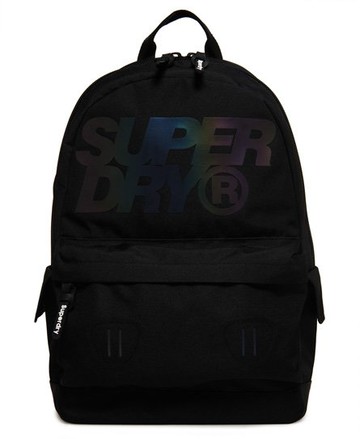 Superdry Men's Men's Holographic Lineman Montana Rucksack Black - Size: 1SIZE