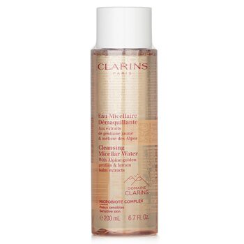 Clarins 克蘭詩 (嬌韻詩) 高山金龍膽＆檸檬香脂提取物潔膚水 - 敏感肌膚(新舊包裝隨機) 200ml/6.7oz-卸妝/洗面乳