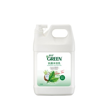 GREEN 抗菌沐浴乳加侖桶-綠茶精油 3800mlx1