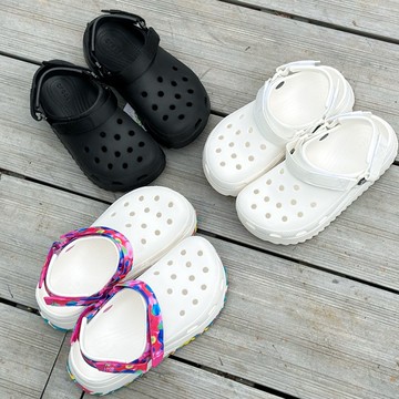 CROCS CLASSIC HIKER CLOG 酷走鋸齒厚底洞洞鞋