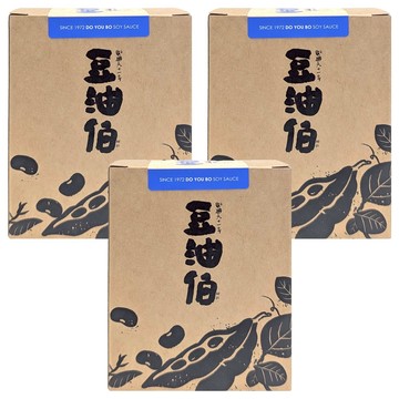 豆油伯 金美滿無添加糖釀造醬油 隨身包 6入  90ml  3盒