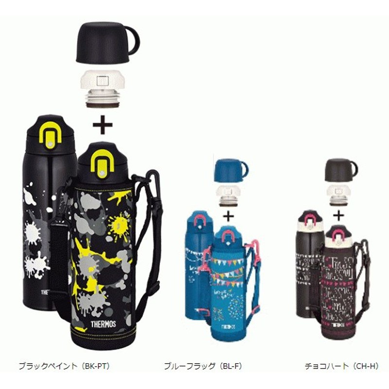Thermos サーモス 水筒 子供 真空断熱2ウエイボトル コップ付きタイプ Fho 1001wf 2way 保冷専用 ストラップ付ハンデイポーチ 通販 Lineポイント最大0 5 Get Lineショッピング