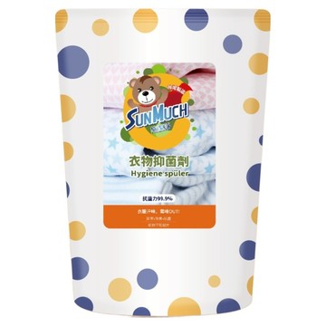 SUNMUCH 熊潔淨 衣物抑菌液補充包 植萃成分 溫和安全 減少細菌滋生 去除異味 環保補充包  1L  1包